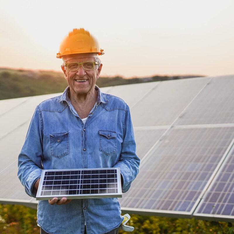 Solaranlage auf dem Bauernhof in Franken - Agri-PV Bayern
